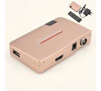 Mtlavishness RF à HDMI Tous adaptateur de récepteur de télévision analogique à haute performance standard avec télécommande Idéal pour tous les projecteurs de téléviseurs de port