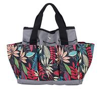 Mtlavishness Sac à Outils de Jardin Multifonction avec Plusieurs Poches, Rangement en Polyester 600D pour Outils de Jardinage en Plein air, Ciseaux, Gants, râteau 19,1 x 11,8