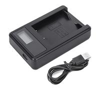 Mtlavishness SEIVI Mirrorless Camera Battery Chargeur Unique avec Un Chargeur de Bureau USB Affichage LCD pour Fuji NP W126 Idéal pour Les activités de Voyage et d'extérieur avec