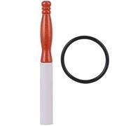 Mtlavishness Singing Bowl Mallet Strong and Durable Rubber Rod Woodchen Poignée adaptée aux bols de chant en cristal et aux bols de musique bouddhiste petite taille facile à