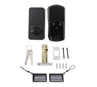 Mtlavishness Smart Lock Serrure de porte d'entrée sans clé avec clavier numérique biométrique à empreintes digitales Verrouillage automatique Plusieurs méthodes de déverrouillage