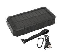 Mtlavishness Solar 36800 mAh Banque d'énergie Solaire Portable avec 36 LED pour l'escalade Utilisation Portable Fonction de Protection Capacité définie Interface de Montage pour (Noire)