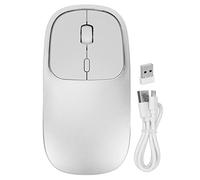 Mtlavishness Souris sans Fil avec métal Durable Portable Slim Slim Conception Rechargeable DPI réglable idéal pour Une Utilisation en Bureau avec 2 Shell en Alliage d'aluminium