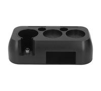 Mtlavishness Station de bourrage de café Support de base de doseur de café multifonctionnel en ABS avec un savoir-faire exquis pour le café de bureau à domicile Compatible avec le (Noir givré)