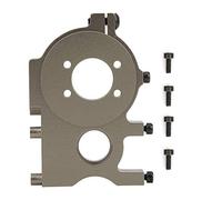 Mtlavishness Support de montage de moteur pour voiture RC 1/8, support de montage de moteur de voiture RC pour conversion Kyosho HSP Nitro vers électrique, métal usiné CNC avec (Titanium gray 8487A)