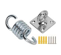 Mtlavishness Support de Suspension pour hamac, Crochet de Suspension, kit de Fixation au Plafond avec Ressort en Acier Inoxydable pour Chambre, Jardin, Salle de Sport ou Sac de