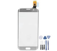 Mtlavishness Tactile écran Numériseur de Verre Remplacement de l'objectif spécialement conçu pour S7 Edge avec Grande applicabilité et matériau LCD pour Le Remplacement de l'écran (Silver)