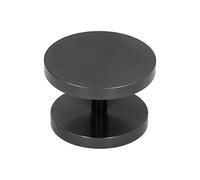 Mtlavishness Tampon à café double face Double tête Marteau à poudre à café en aluminium avec 2 plans de pression pour tasses de différentes tailles Non corrosif et robuste (Noire)