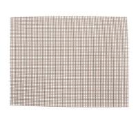 Mtlavishness Tapis de barbecue antiadhésif de qualité alimentaire, maille de gril multifonctionnelle pour grils électriques à charbon de bois, four noir 36x42 cm (Marron 30 * 40cm)