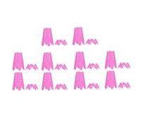 Mtlavishness Tees 20 pièces Tees de Support en Plastique pour Tapis Tees de Simulation Courts et sans résistance Tees de Tapis Équipement de Hauteur pour la Pratique intérieure et (Rose)