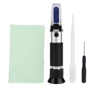 Mtlavishness Testeur de Sucre réfractomètre RZ120 Brix portatif avec ATC pour bière, vin, jus de Fruits 0 à 32% Conception compacte Boîtier en Aluminium léger Poignée