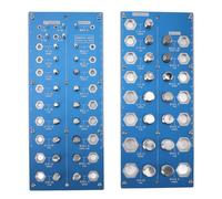 Mtlavishness Titre Tidre Checker Test très précis et outil en aluminium pour la réparation et la fabrication de Blue Imperial avec 38 trous et environ 1388 g de poids et une
