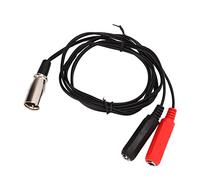 Mtlavishness Titre XLR mâle à Double Transmission de Signal de câble Adaptateur de 6,35 mm pour Divers appareils Audio