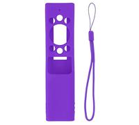 Mtlavishness TV Étui à Distance pour Silicone Couverte de Protection antidérapante de la Peau avec Longe avec Longe pour Usage Familial Violet (Set Violet)