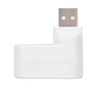 Mtlavishness USB 2.0 Mini Rotation Splitter Adaptateur hub Slim Design Mini Taille Conception rotative Conception USB Un connecteur mâle Peut être tourné à 180 degrés pour (Blanc)