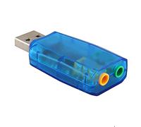 Mtlavishness USB 2 0 Virtual Mic Externe Haut-Parleur 3D 5 1 Canal Audio PC Carte Son Adaptateur Plug and Play Aucune Alimentation Externe Nécessaire Numérique Classe B