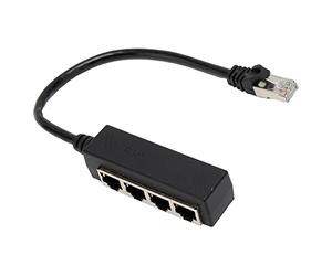 Mtlavishness USB-C à USB-A Convertisseur: Câble de séparateur Ethernet RJ45 avec Splittez de câble Ethernet Point Four et pour l'utilisation des Ordinateurs Portables