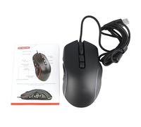 Mtlavishness Wired Gaming Mouse avec 6 Boutons DPI 10 réglables et lumière RVB pour Les Joueurs informatiques dans Divers scénarios de Jeu profitent de l'adhérence Confortable et