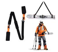 Mtlhbcg Sangles de ski pour le transport,Sangle de Ski Réglables,Sangle de Ski et de Bâtons,protège des rayures,transport facile,Ski Handhold Sangle de Transport pour Skis et bâtons de Ski