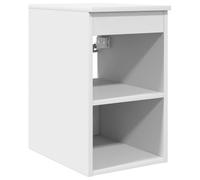 mtlskopl Armoire de salle de bain Inbetween - Blanc - Moderne - En bois - Armoire d'appoint compacte avec étagère - Petite armoire de salle de bain pour rangement - 30 x 35 x 50 cm
