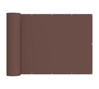 mtlskopl Brise-Vue de Balcon Marron, Toile d'Occultation 200 x 1000 cm