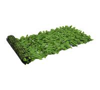 mtlskopl Brise-Vue Haie Artificielle de Balcon Feuilles Vertes 200x75 cm | Canisse feuillage synthétique décoratif pour balcon, terrasse et jardin. Ombrage léger tout en laissant circuler l'air.