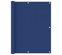mtlskopl Brise-vue pour balcon - 120 x 300 cm - Bordure de balcon en tissu Oxford - Revêtement de balcon pour garde-corps - Brise-vue avec œillets en aluminium et corde - Bleu