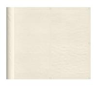mtlskopl Brise-vue pour balcon - 90 x 800 cm - En polyester Oxford résistant - Brise-vue pour balcon, terrasse, jardin - Crème - Avec corde de 24 m et œillets en aluminium