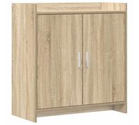 mtlskopl Buffet Chêne Sonoma 72 x 36 x 80 cm, Meuble de Rangement en Bois d'Ingénierie avec 2 Portes et 3 Étagères, Petit Buffet Bas pour Salon, Salle à Manger et Entrée
