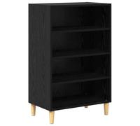 mtlskopl Buffet Meuble Bas de Rangement en Bois d'Ingénierie, Cabinet de Stockage Moderne avec Étagères pour Salon et Entrée, Style Contemporain, Chêne Noir, 57 x 35 x 89,5 cm