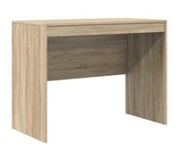 mtlskopl Bureau en chêne Sonoma - 100 x 50 x 76 cm - Design moderne en bois - Petit bureau d'ordinateur robuste pour la maison, le bureau, le salon et la chambre à coucher
