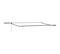 mtlskopl Cadre de Store Banne Électrique Solaire 5x3 m Anthracite | Structure motorisée avec panneau solaire et télécommande pour ombre extérieure sur votre terrasse ou votre patio.