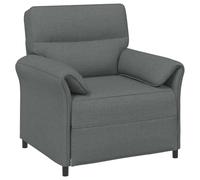 mtlskopl Canapé Contemporain en Polyester avec Cadre en Métal et MDF, Divan de Salon Moderne avec Accoudoirs Pliables et Coussins de Soutien en Mousse, Noir