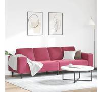 mtlskopl Canapé d'angle moderne, bordeaux, 250 x 77 x 76 cm, en polyester résistant aux intempéries, avec mousse respirante et corps en contreplaqué, robuste, pour salon, bureau et salon