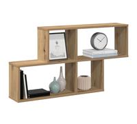 mtlskopl Étagère murale en chêne artisan - 100 x 18 x 53 cm - Étagère flottante - Avec capacité de charge de 40 kg - Design moderne - Peu encombrante - Pour salon, couloir, chambre à coucher, bureau