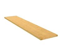 mtlskopl Étagère murale flottante en bambou - 100 x 20 x 1,5 cm - Design moderne - Robuste et peu encombrante - Pour salon, chambre, couloir et cuisine