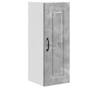 mtlskopl Kalmar - Armoire de cuisine - Béton - Gris - 30 x 31 x 80 cm - En bois - Design moderne - Armoire de rangement robuste avec grand espace de rangement pour cuisine, salle à manger, couloir