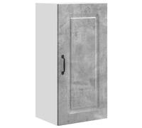 mtlskopl Kalmar Armoire de cuisine en béton gris 40 x 31 x 80 cm en matériau dérivé du bois avec capacité de charge de 60 kg - Design moderne - Grand espace de rangement pour cuisine, couloir, bureau