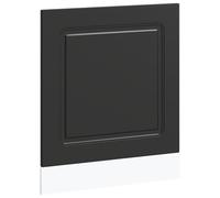 mtlskopl Kalmar Panneau de lave-vaisselle noir 60 x 1,5 x 67 cm en matériau dérivé du bois Panneau avant moderne pour couvercle de lave-vaisselle, robuste, facile d'entretien, design intemporel pour