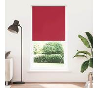 mtlskopl Klemmfix - Store occultant - En polyester - Avec connecteur de chaîne - Protection solaire - Pour salon, chambre à coucher, bureau et cuisine - Rouge - 100 x 210 cm