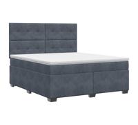 mtlskopl Lit à sommier tapissier avec surmatelas Crème 120 x 190 cm | Lit double ergonomique pour chambre à coucher avec matelas à ressorts ensachés, surmatelas et tête de lit réglable en hauteur