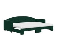 mtlskopl Lit de jour, extensible, 80 x 200 cm, en velours, 2 en 1, avec matelas en mousse, peu encombrant, pour le salon et la chambre à coucher