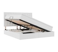 mtlskopl Lit de rangement, 180 x 200 cm, en cuir synthétique, avec ascenseur hydraulique, design moderne, facile d'entretien, pour chambre à coucher, chambre d'amis, chambre d'adolescent