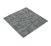 mtlskopl Lot de 4 dalles de moquette - 50 x 50 cm - Revêtement de sol | Revêtement de sol absorbant le bruit avec dos bitumé pour salon et chambre à coucher, modulable et facilement interchangeable