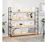 mtlskopl Lot de 4 étagères flottantes en bois d'acacia non traité - 160 x 30 x 4 cm - Étagère murale moderne pour cuisine, salle de bain, salon et chambre à coucher - Étagère facile à installer pour