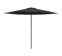 mtlskopl Parasol de jardin rectangulaire - 200 x 300 cm - Avec valve d'air et système push-up - Parasol de marché stable en acier et polyester pour jardin et terrasse - Crème