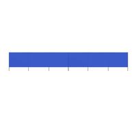 mtlskopl Paravent Pliable 6 Panneaux Tissu 800x160cm Bleu Azuré | Panneau pare-vent modulable et brise-vue pour terrasse, jardin ou camping. Protection efficace contre la brise.