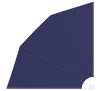 mtlskopl Pare-Vue Balcon Jardin Design éventail 210x210cm Brise-Vue Pliable en Polyester Bleu Marine pour Terrasse Pare-Vue Réglable Manuellement