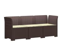 mtlskopl Plateau de lavabo en chêne massif marron foncé 100 x 60 x 2,5 cm
