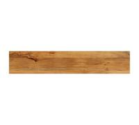 mtlskopl Plateau de table - 160 x 30 x 3,8 cm - En bois de manguier - Aspect chêne - Rectangulaire - Design rustique moderne - Bois massif robuste et durable - Pour salle à manger, cuisine, balcon